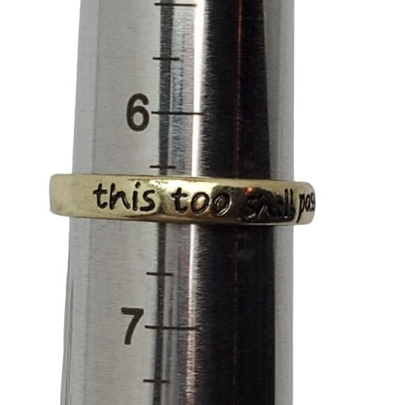 This Too Shall Pass Inspirational Rings 4 Pack Recovery - Picture 3 of 5